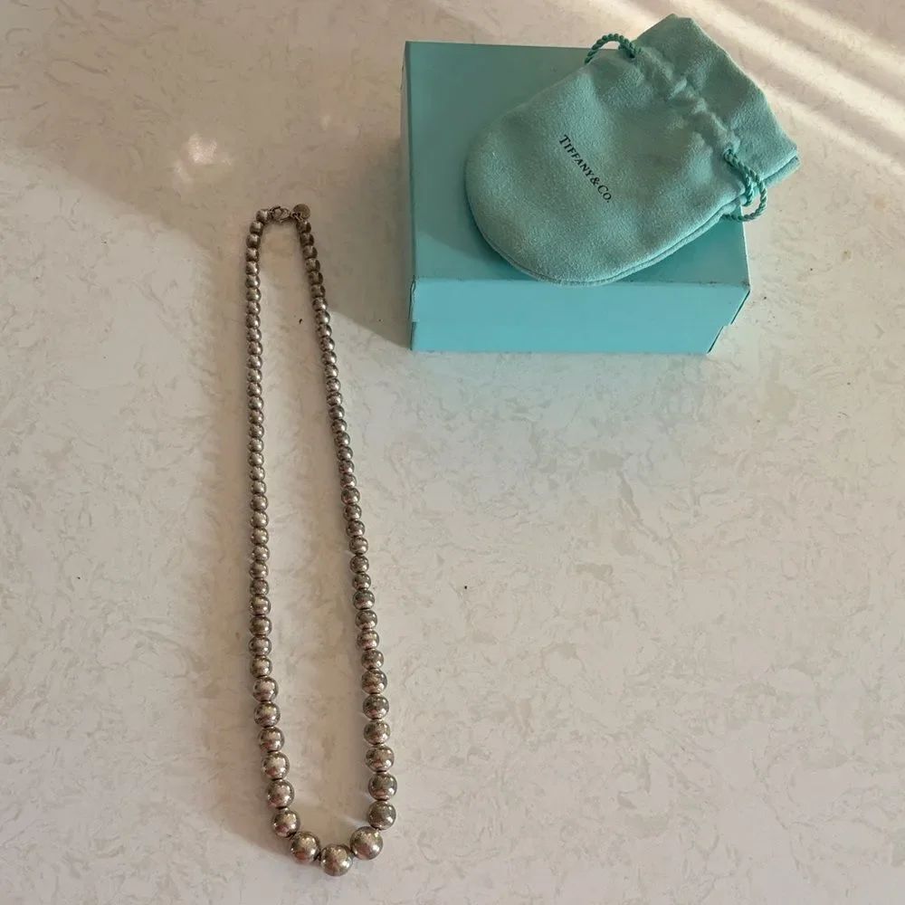 Tiffany & Co. Silver Bead Necklace